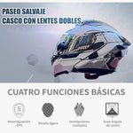 “Protección futurista sobre ruedas — Casco de Motocicleta con Bluetooth integrado”