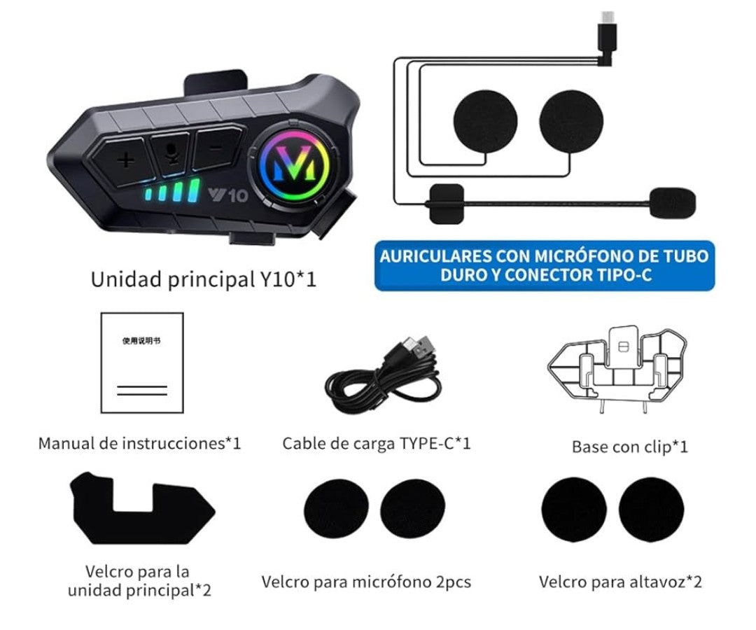 “Protección futurista sobre ruedas — Casco de Motocicleta con Bluetooth integrado”