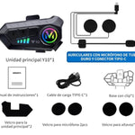 “Protección futurista sobre ruedas — Casco de Motocicleta con Bluetooth integrado”