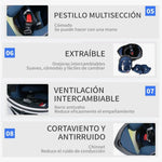 “Protección futurista sobre ruedas — Casco de Motocicleta con Bluetooth integrado”