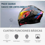 “Protección futurista sobre ruedas — Casco de Motocicleta con Bluetooth integrado”