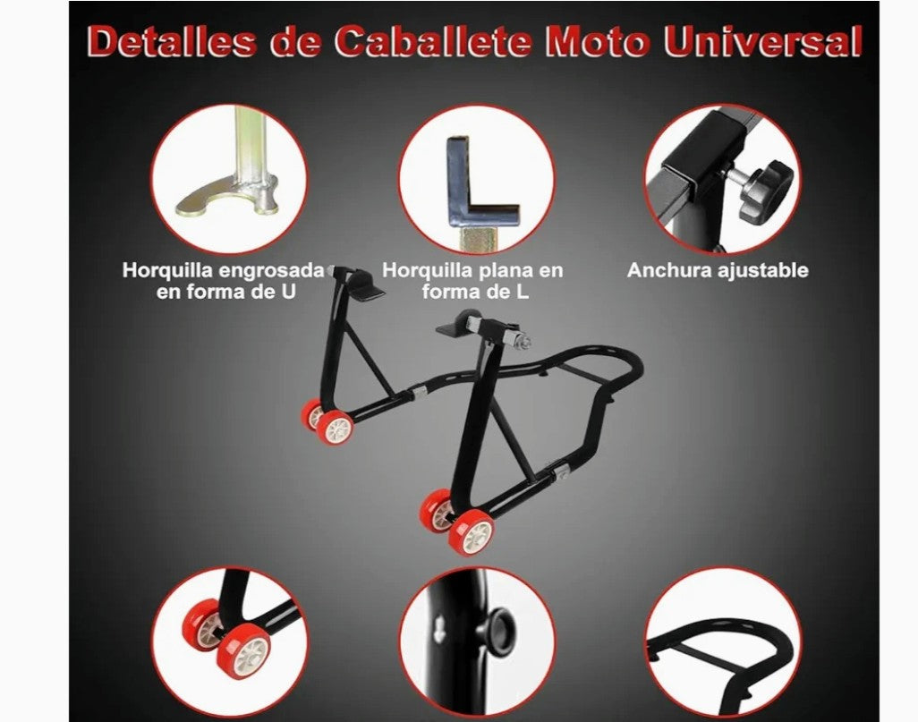 🏁 “Soporte trasero robusto para tu moto"🏍️