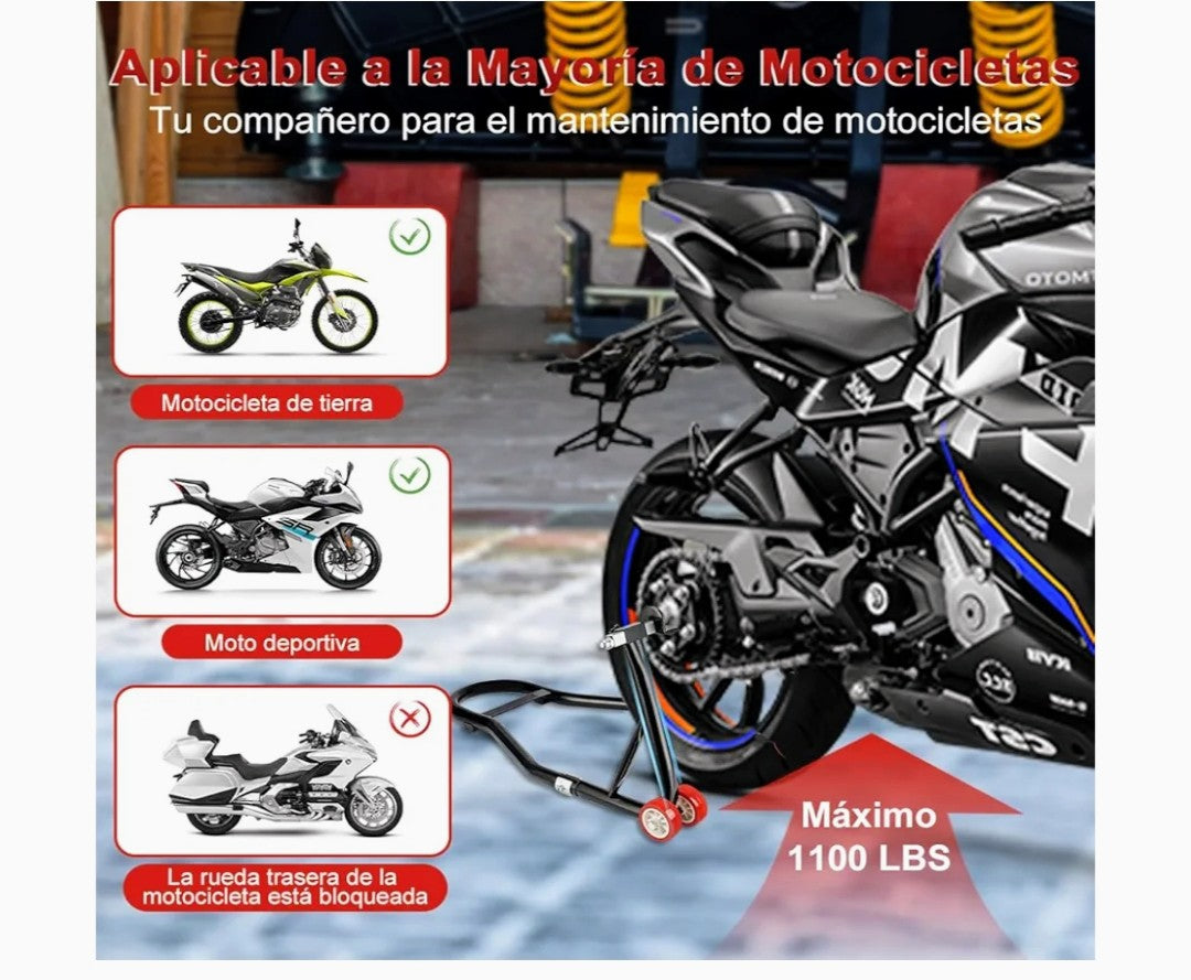 🏁 “Soporte trasero robusto para tu moto"🏍️