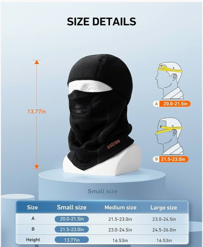 🥷 AstroAI Pasamontañas para Moto🏍️“Protección total, estilo bajo el casco y libertad para cada ruta.”