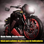 ↔️ Direccionales LED Universales para Motocicleta “Hazte ver. Señala con estilo. Sé seguro.”🏍️