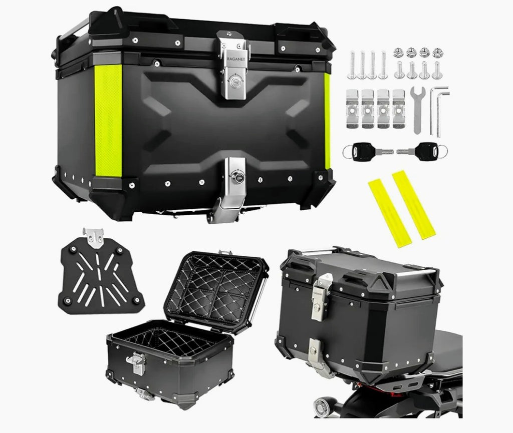 📦Raganet Cajuela Profesional para Motocicletas 🏍️“Tu moto lista para llevarlo todo.”