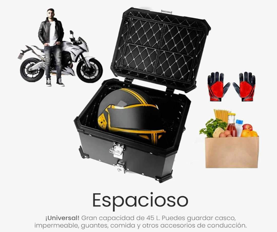 📦Raganet Cajuela Profesional para Motocicletas 🏍️“Tu moto lista para llevarlo todo.”
