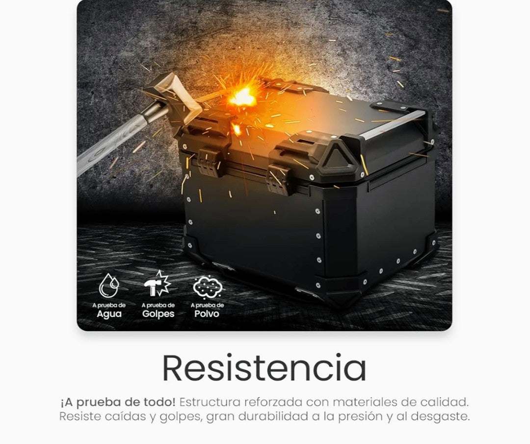 📦Raganet Cajuela Profesional para Motocicletas 🏍️“Tu moto lista para llevarlo todo.”