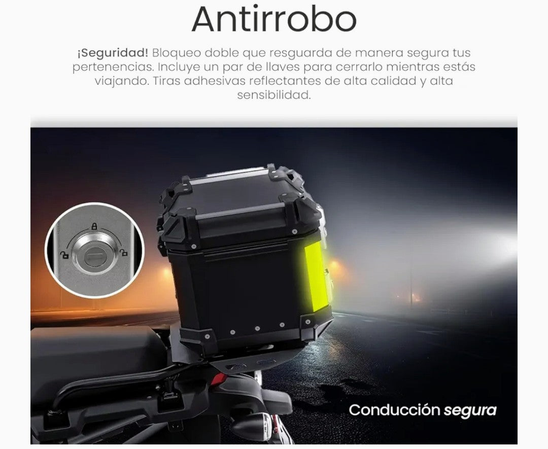 📦Raganet Cajuela Profesional para Motocicletas 🏍️“Tu moto lista para llevarlo todo.”