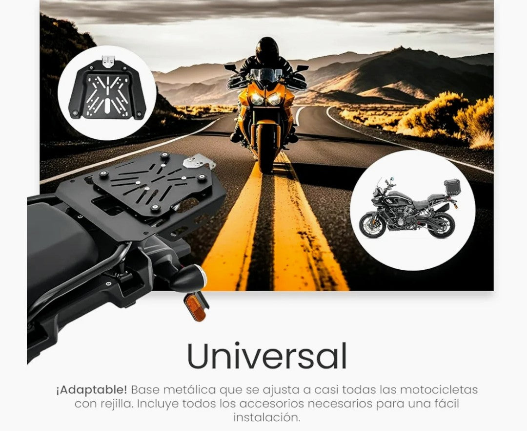 📦Raganet Cajuela Profesional para Motocicletas 🏍️“Tu moto lista para llevarlo todo.”