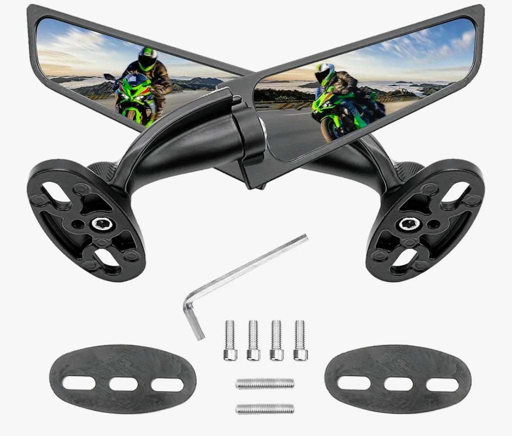 👀YUHOHO Par de Espejo Retrovisor para Motocicleta🪞 “Mira más allá, conduce con confianza.”