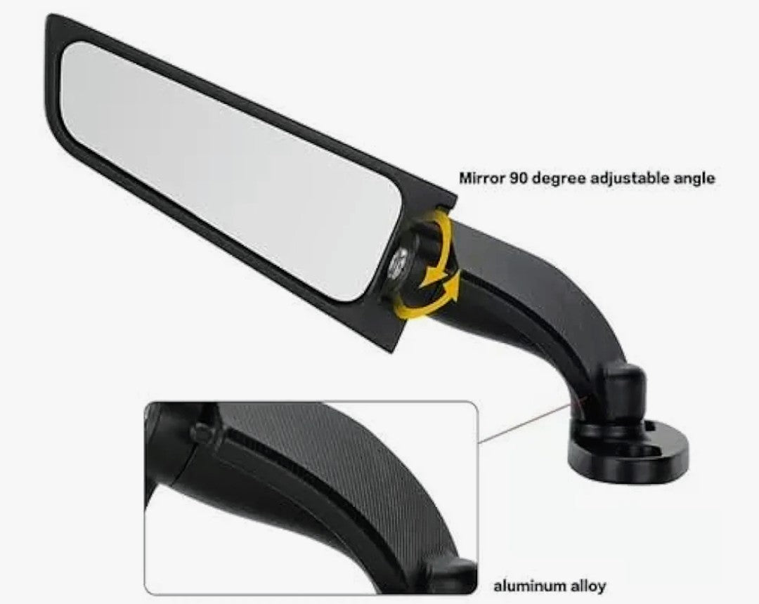 👀YUHOHO Par de Espejo Retrovisor para Motocicleta🪞 “Mira más allá, conduce con confianza.”