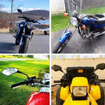 🏍️Juego de Espejos Retrovisores Universales para Motocicleta👀 “Ve más, conduce mejor — visión total y estilo en cada curva.”