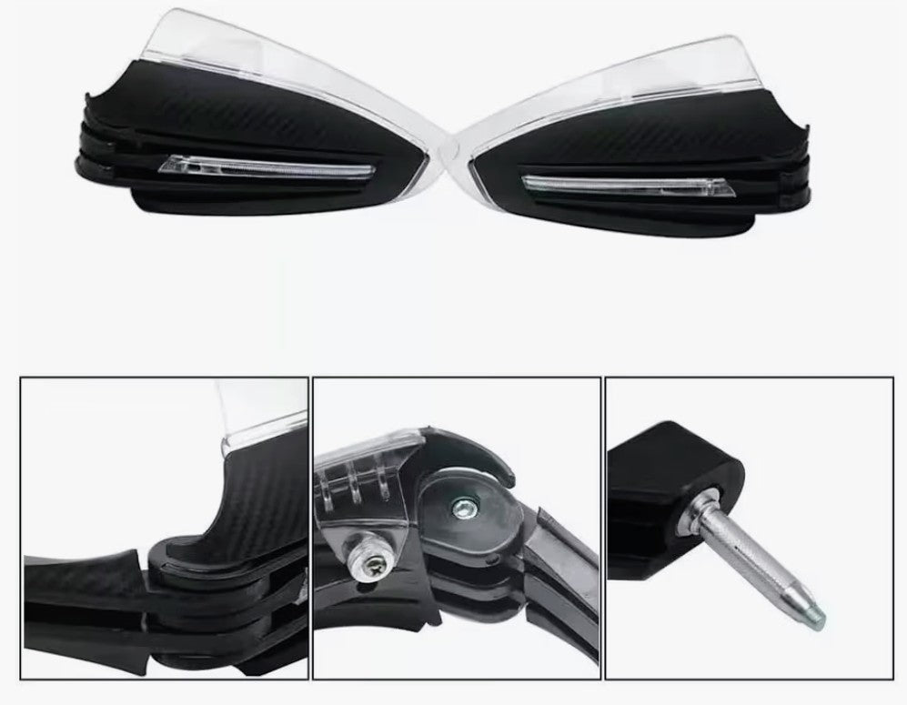 🛡️Protector de Mano / Handguard Universal con Luz LED💡 “Protege tus manos, domina cada curva, destaca en cada ruta.”