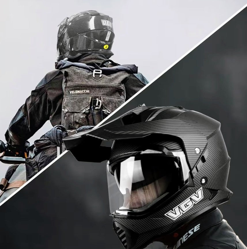 🏁 Casco URPOW de Rallycross / Motocross🏍️ “Listo para la ruta más exigente. Protección que siente y se ve.”