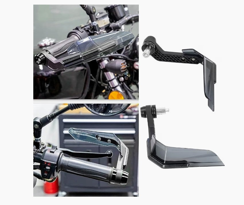 🛡️“Guardamanos Universales con Deflector de Viento para Motocicleta”💨. “Tu control, tus manos, tu ruta segura”