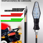 ↔️Paquete de 4 Direccionales LED de Doble Función para Motocicleta ↪️↩️ “Hazte ver. Señala con estilo. Sé más seguro.”