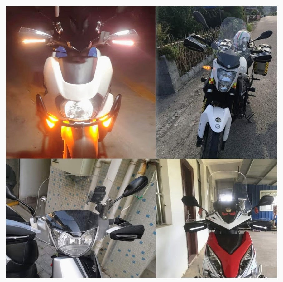 🛡️Protector de Mano / Handguard Universal con Luz LED💡 “Protege tus manos, domina cada curva, destaca en cada ruta.”