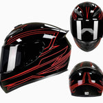 🏁  LingLucky Casco de Motocicleta Certificado DOT 🛡️ “Protege tu ruta. Domina cada kilómetro.”