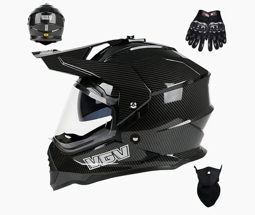 🏁 Casco URPOW de Rallycross / Motocross🏍️ “Listo para la ruta más exigente. Protección que siente y se ve.”