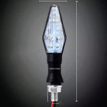 ↔️Paquete de 4 Direccionales LED de Doble Función para Motocicleta ↪️↩️ “Hazte ver. Señala con estilo. Sé más seguro.”