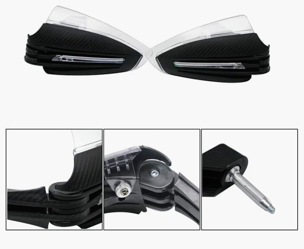 🛡️Protector de Mano / Handguard Universal con Luz LED💡 “Protege tus manos, domina cada curva, destaca en cada ruta.”
